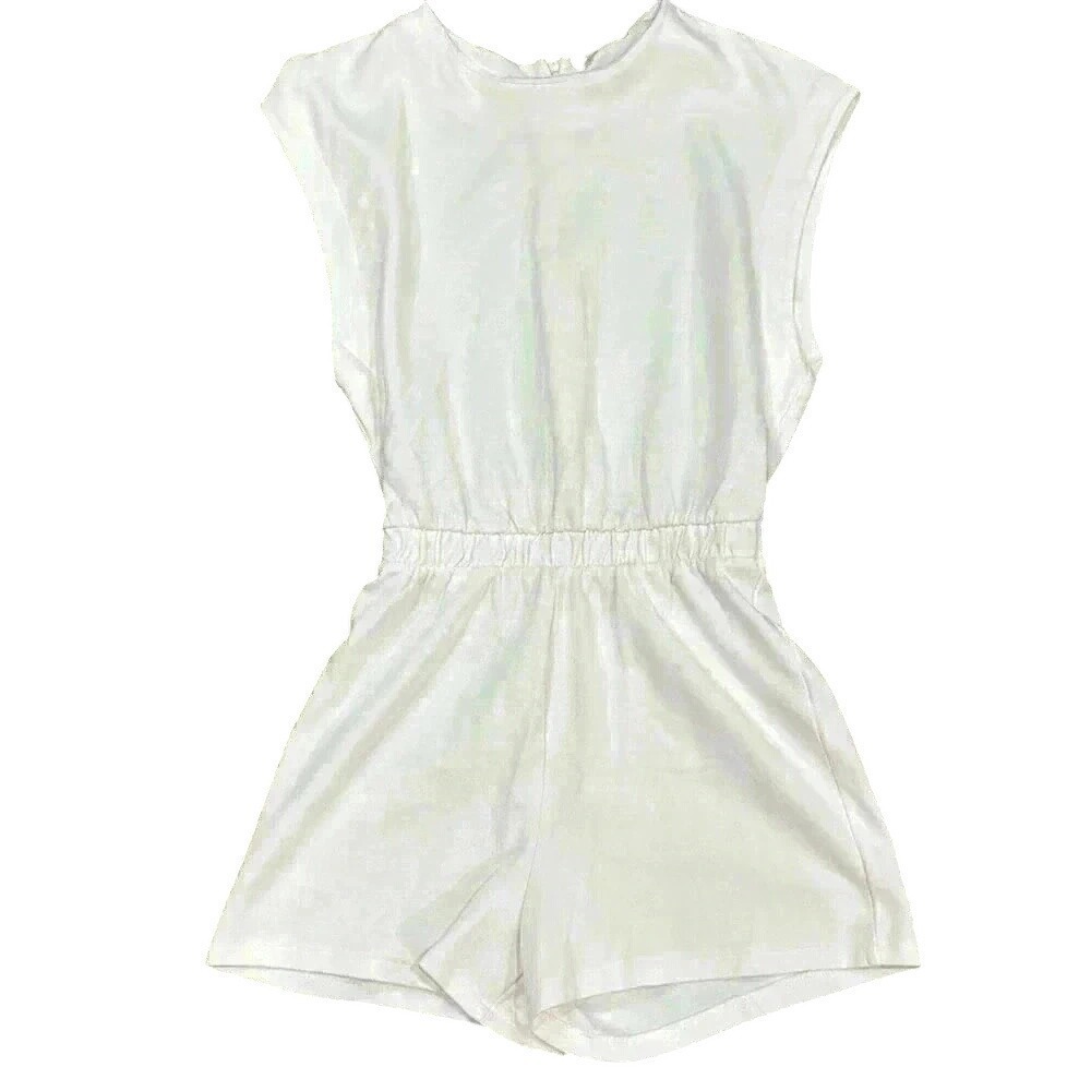 Zara White one piece romper